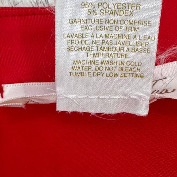 Diamond Tea Red Halter Lounge Dress Racerback #16014 XS XSmall NEW NWT - Picture 7 of 8